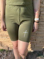 Three Nails Biker Shorts