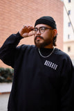 Black Blessed Crew Neck Sweater