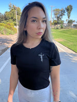 Jesus+Cross Crop Top